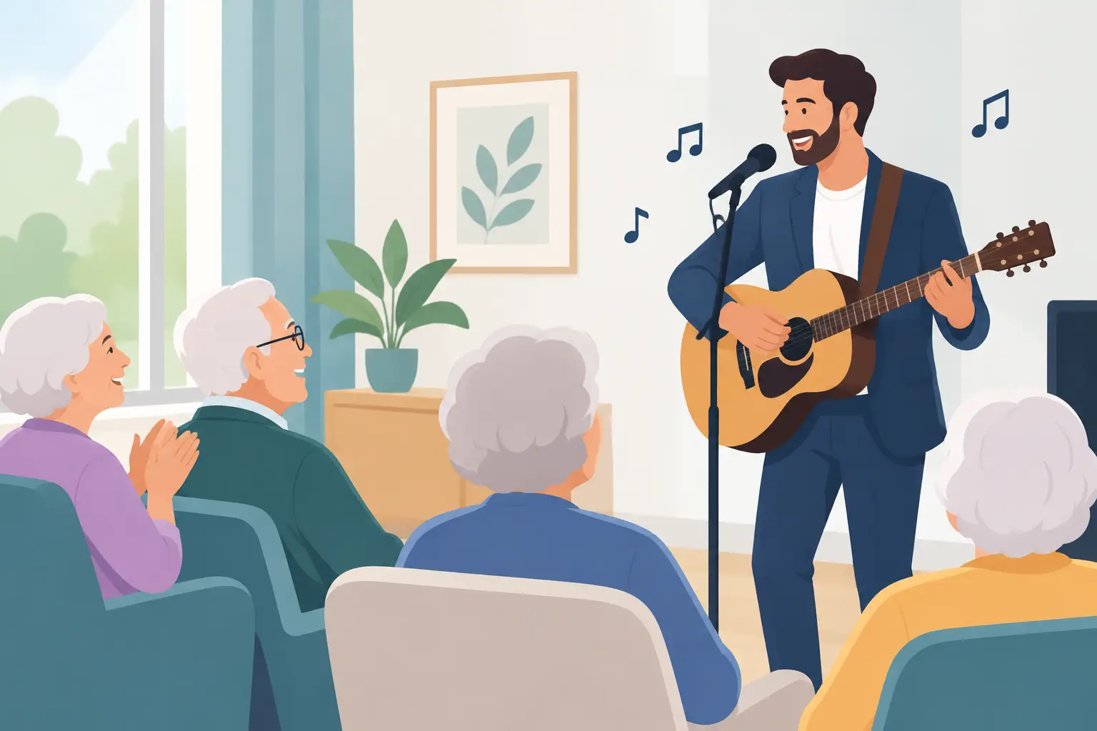 How to Book a Care Home Entertainer With Confidence